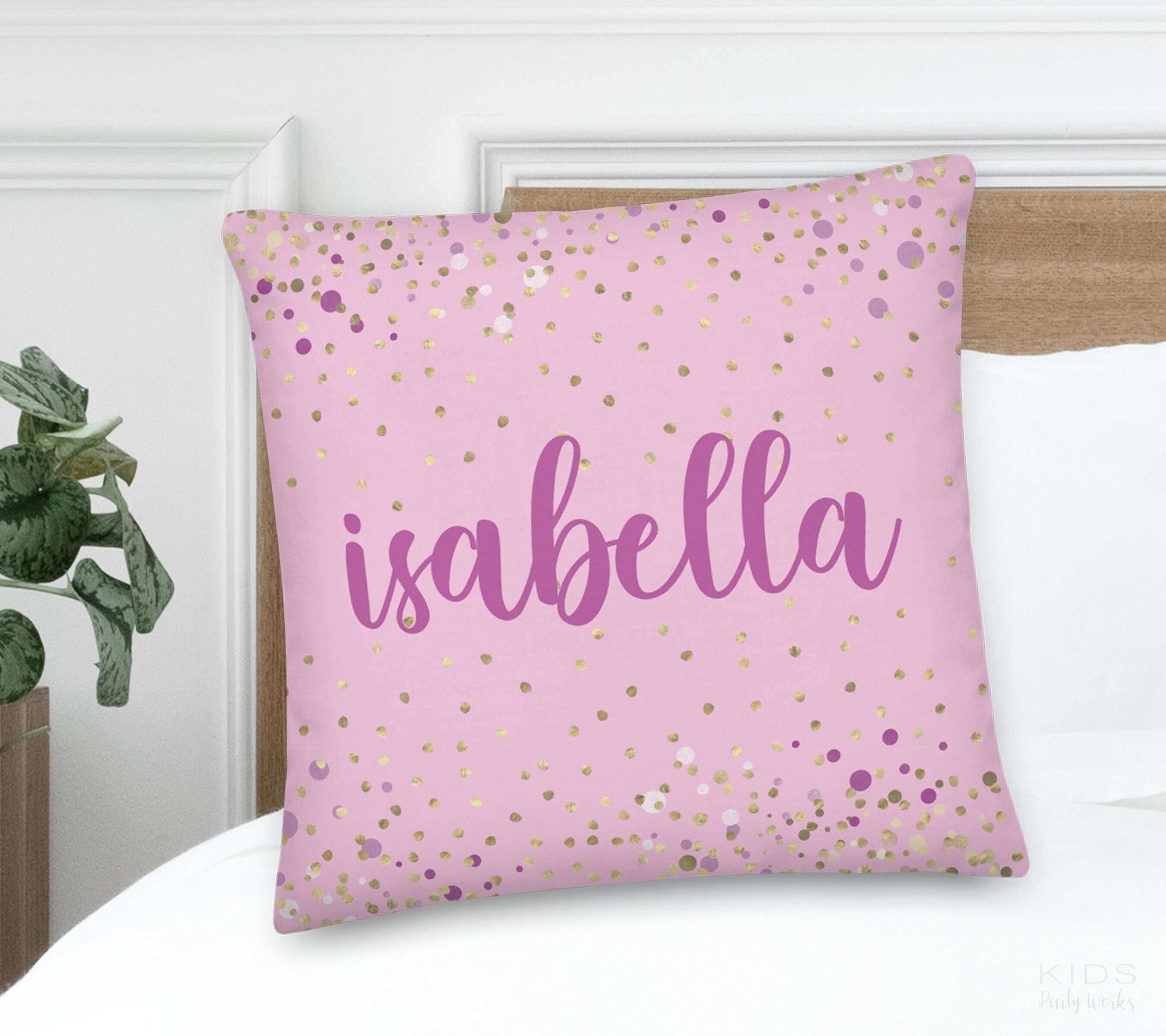 Disney Princess Cinderella Mulan Belle Floral Pink Throw Pillow, 18x18,  Multicolor