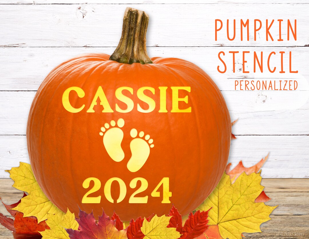baby-pumpkin-carving-stencil-birth-announcement-baby-reveal-baby