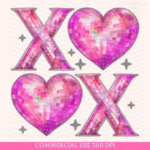 Valentinstag Png, XOXO Png, Valentinstag Png, Valentinstag Png, Valentinstag Png, weißer Valentinstag Kokette Png Sublimation Sofort-Download