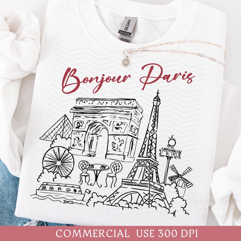 Paris PNG, Eiffelturm Png, Paris Clip Art, Frankreich Clipart, Sommerreise, Paris Vacay, Mädchenreise Png, Bachelorette-Shirt Png Sublimation Bild 2