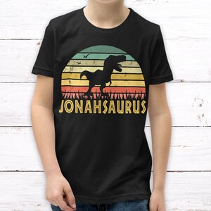 Dinosaur Shirt, Kids Dinosaur Shirt, Dinosaur Birthday Shirt, Youth T-shirt, Boy Birthday, Jurassic Kids Gift, T-Rex, T-Rex Child Tee image 3