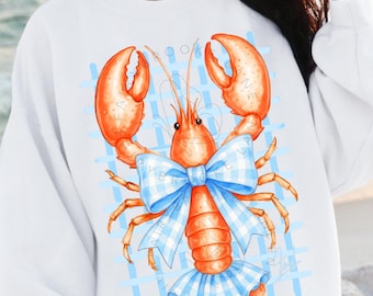 Kokette Hummer PNG, Hummer Png, Küstenästhetik Png, Preppy Küsten PNG, Kokette Küste, Sommer Png, Sommer Shirt Designs Sublimation