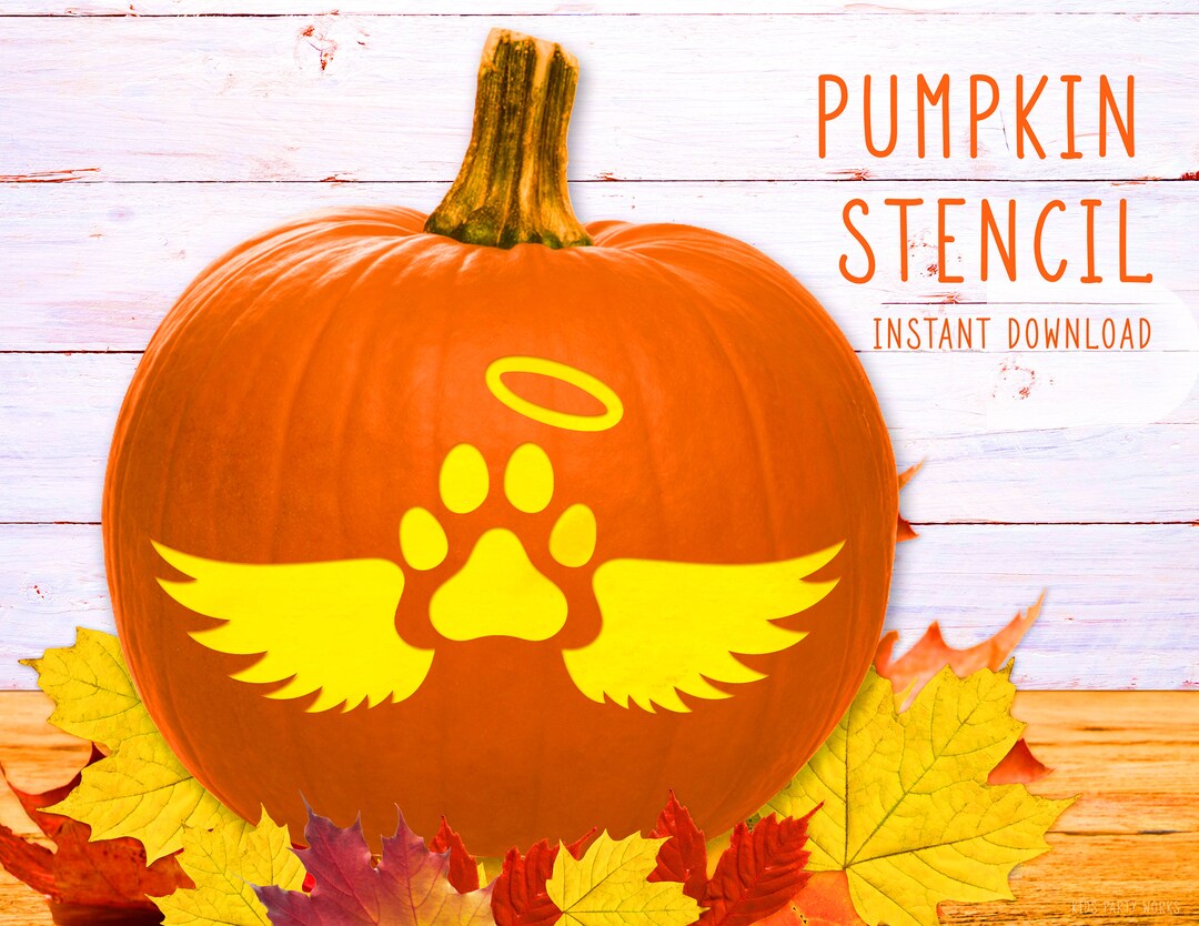 pet-angel-wings-pumpkin-stencil-printable-pet-memorial-jack-etsy