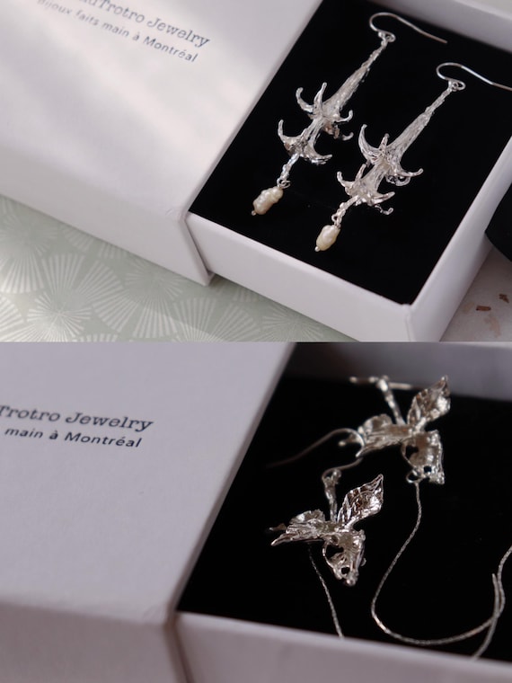 Chandelier Datura earrings