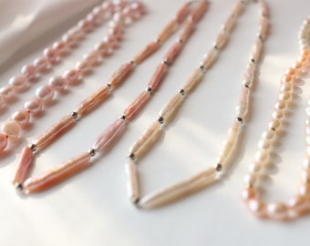 Some interesting freshwater pearl necklaces