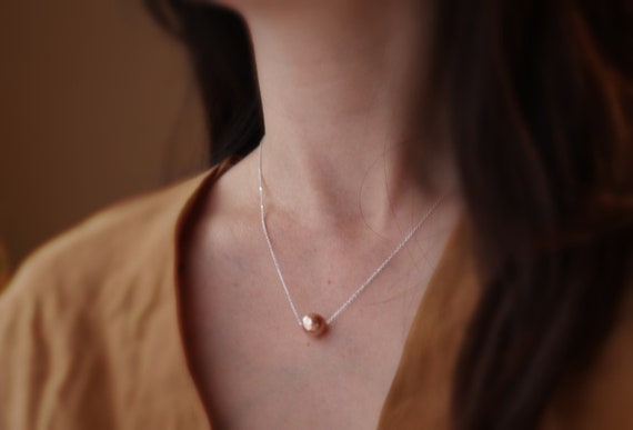 Kasumiga pearl silver necklaces