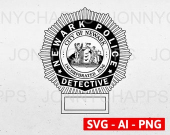 New Jersey Police Etsy
