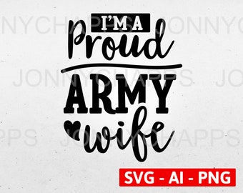 Download Art Collectibles Clip Art Navy Svg Military Svg Army Wife Svg Army Wife Svg Printable Veteran Svg Cricut Silhouette Cut Files Army Svg Proud Army Aunt Svg