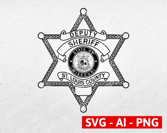 pics Deputy Sheriff Badge Svg sheriff badge svg etsy