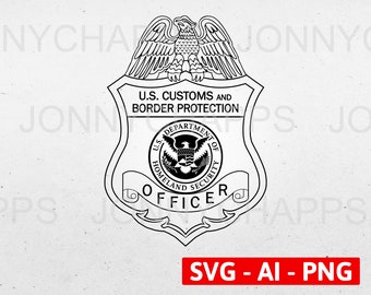 Border Patrol Badge Etsy