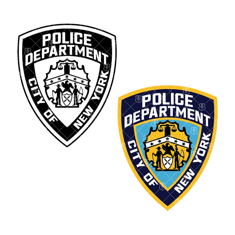 NYPD Logo Layered SVG Bundle New York City Police Badge png Bundle New York PD Patch Logo Shape Layered Clipart image 2