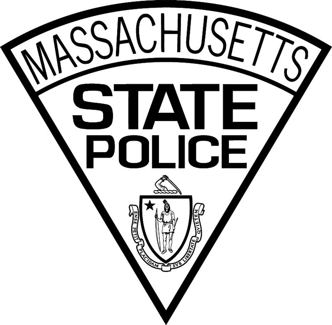 Massachusetts State Police Seal Logo Mass Highway Patrol Law Etsy