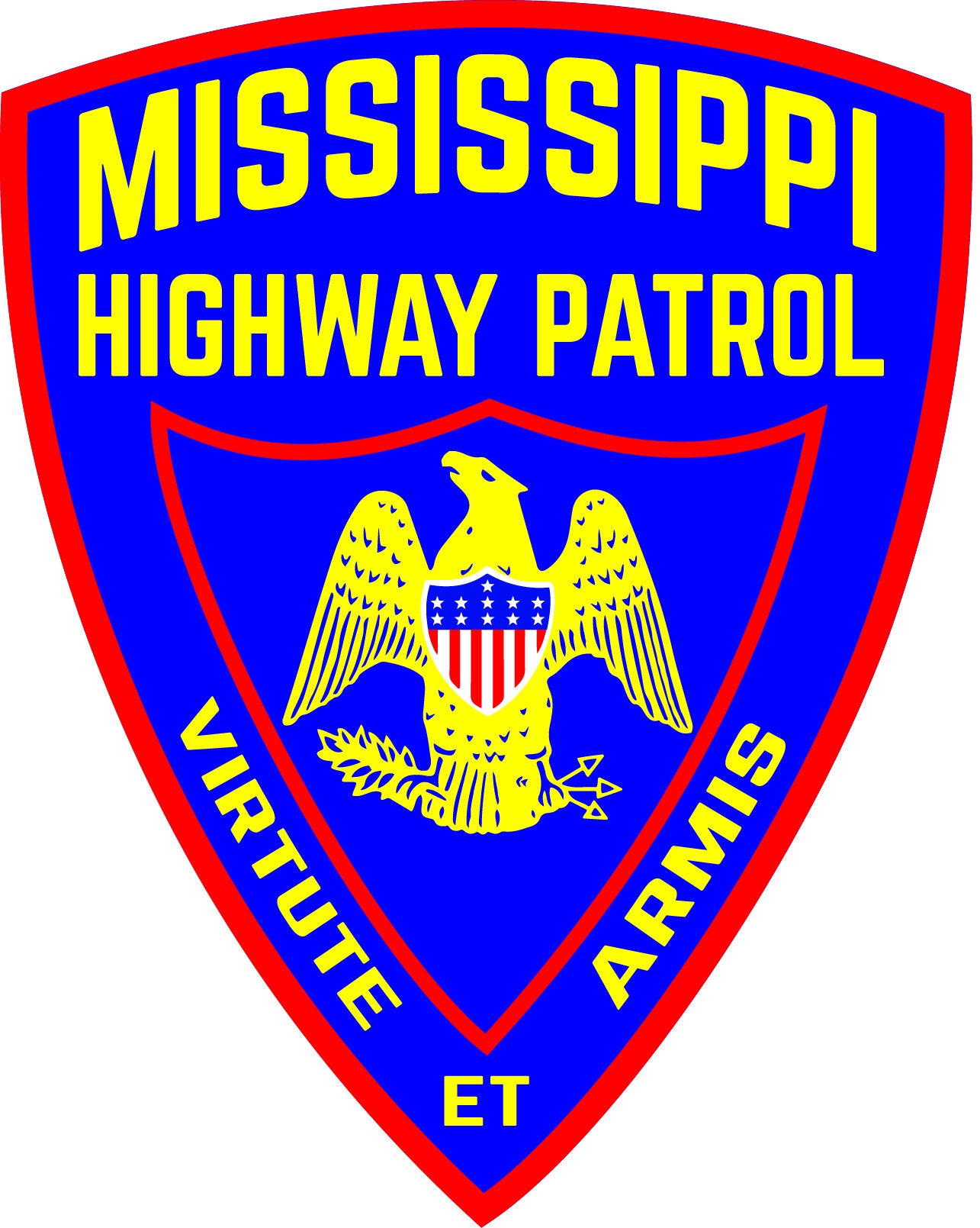 Mississippi Highway Patrol MHP Seal MS Trooper Logo Law Etsy Canada