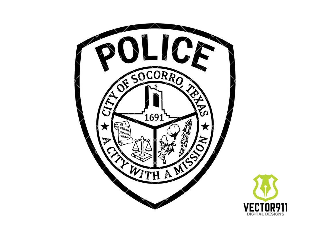 Socorro Texas Police Department Patch TX Law Enforcement Logo Etsy