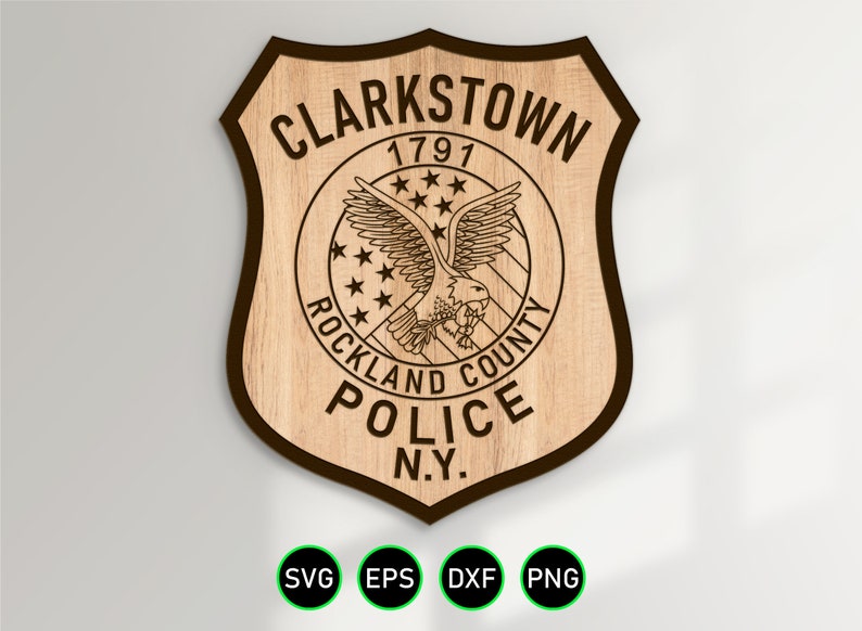 Clarkstown New York Police Patch SVG City Police Department Officer Vector Vector911