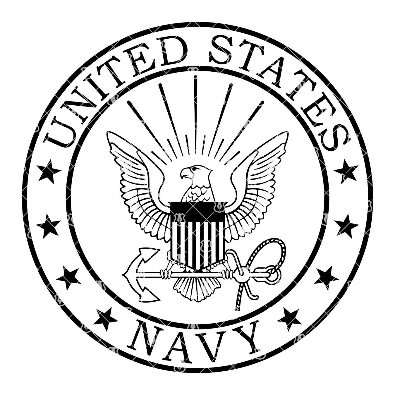 Navy Seals Logo Drawing