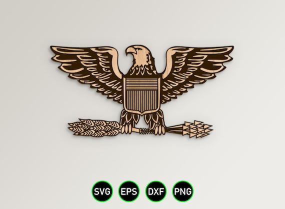 Buy Colonel Eagle Insignia SVG, Air Force Marines Army Rank Vector Clipart,  Digital Download Cnc and Laser Engrave Cut Files Online in India 