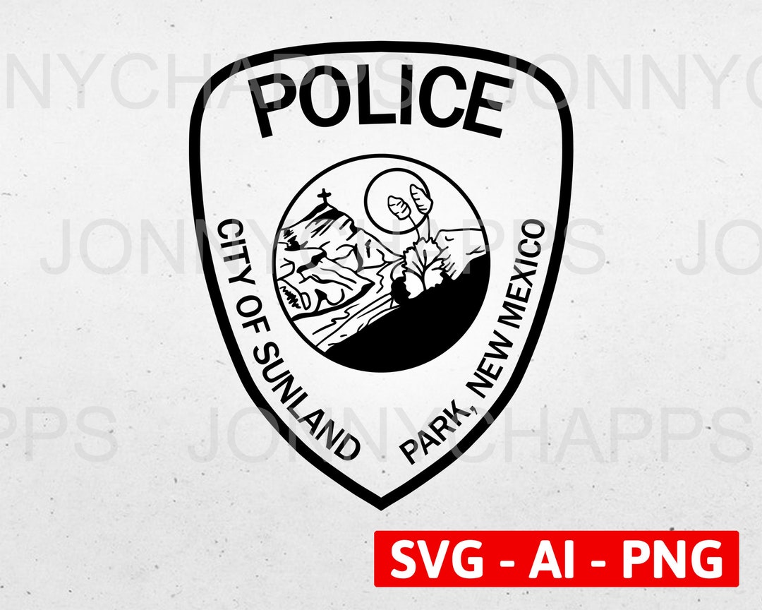 Sunland Park NM Police Department Logo New Mexico Law Etsy