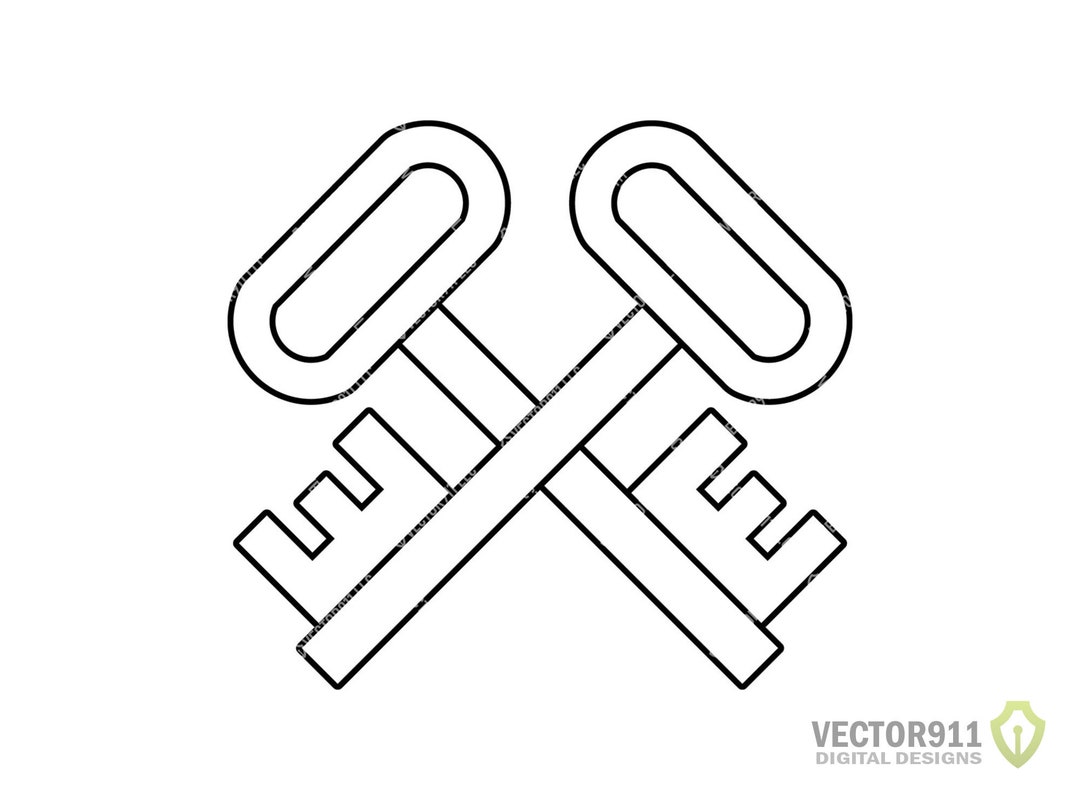 USCG Storekeeper SK, Coast Guard Rating Badge Pin, Digital Vector Cut