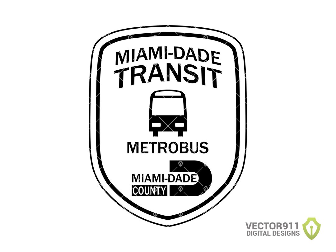 Miami Dade Transit Metrobus Patch, Miamidade County Florida Public