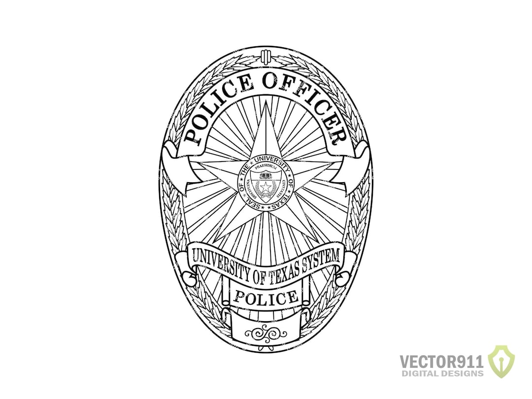 University of Texas Police Department Badge, TX School System Officer