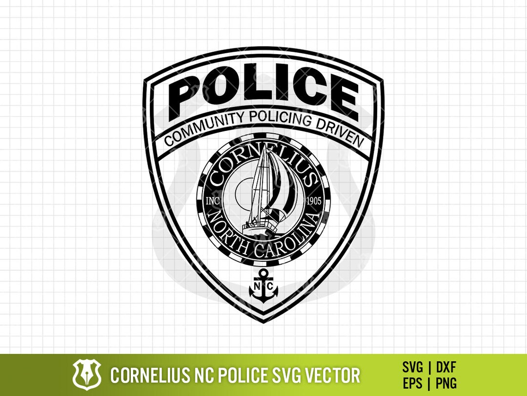 Cornelius North Carolina Police Department Patch, NC City Law