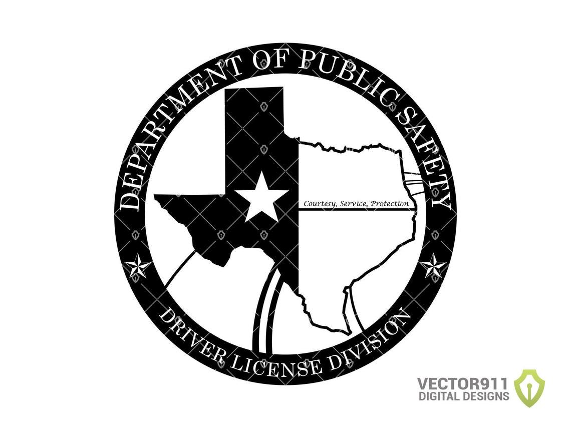 Texas Drivers License Division Logo Texas Department of Etsy