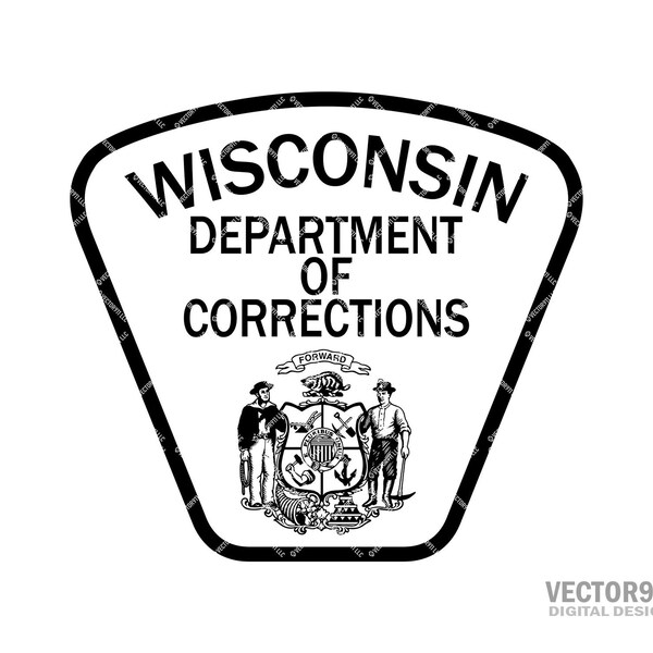 Department of Correction Badge Png Etsy