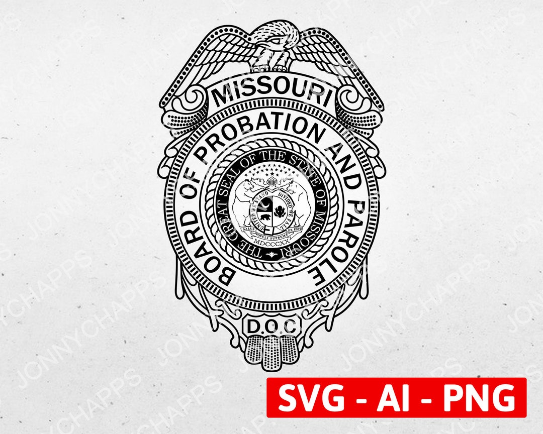 Missouri Probations and Parole Badge MO Board of Probation Etsy