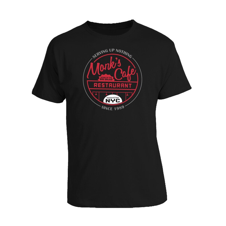 monks cafe t shirt