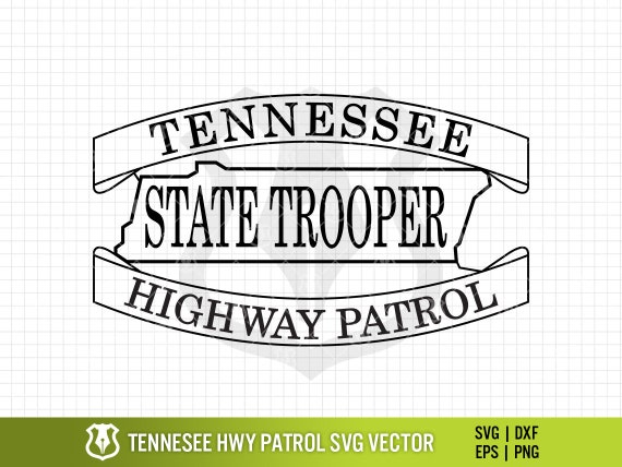 Tennessee Highway Patrol Trooper Emblem, TN State Police Logo