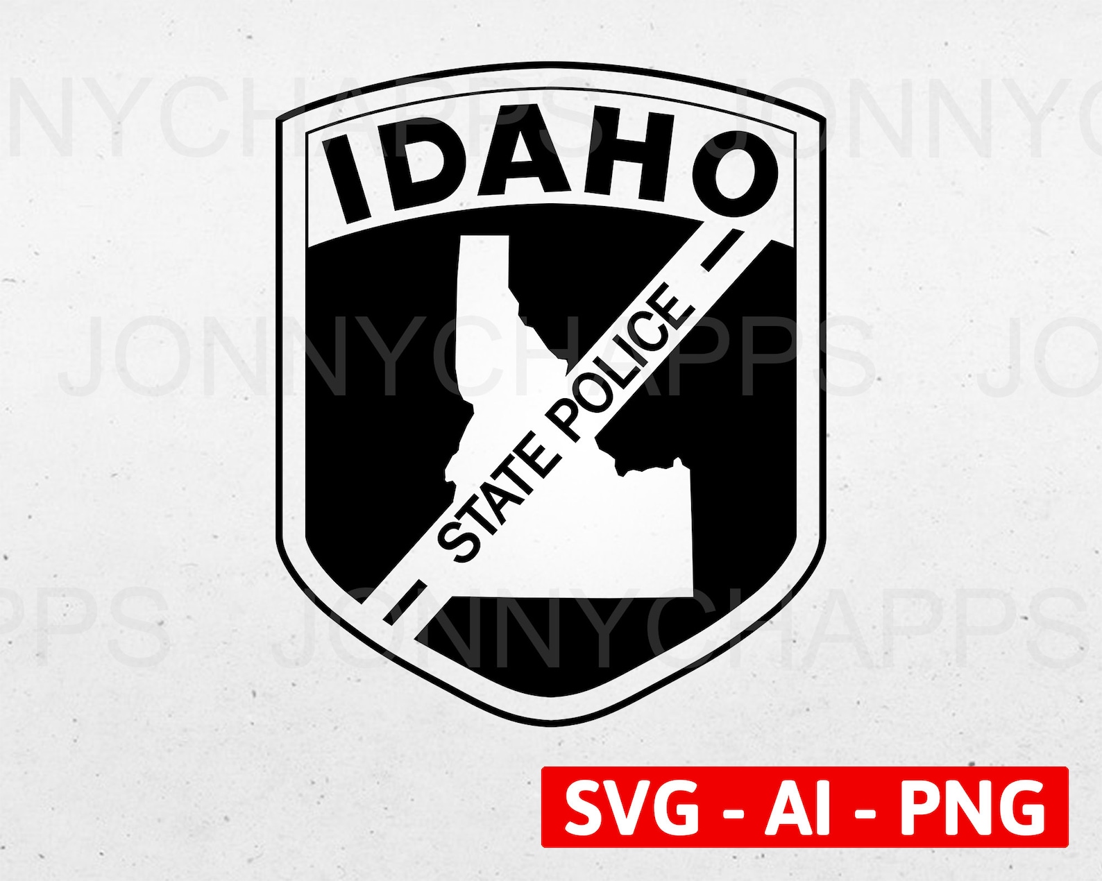 Idaho State Police Department Trooper Seal ISP Logo Law Etsy