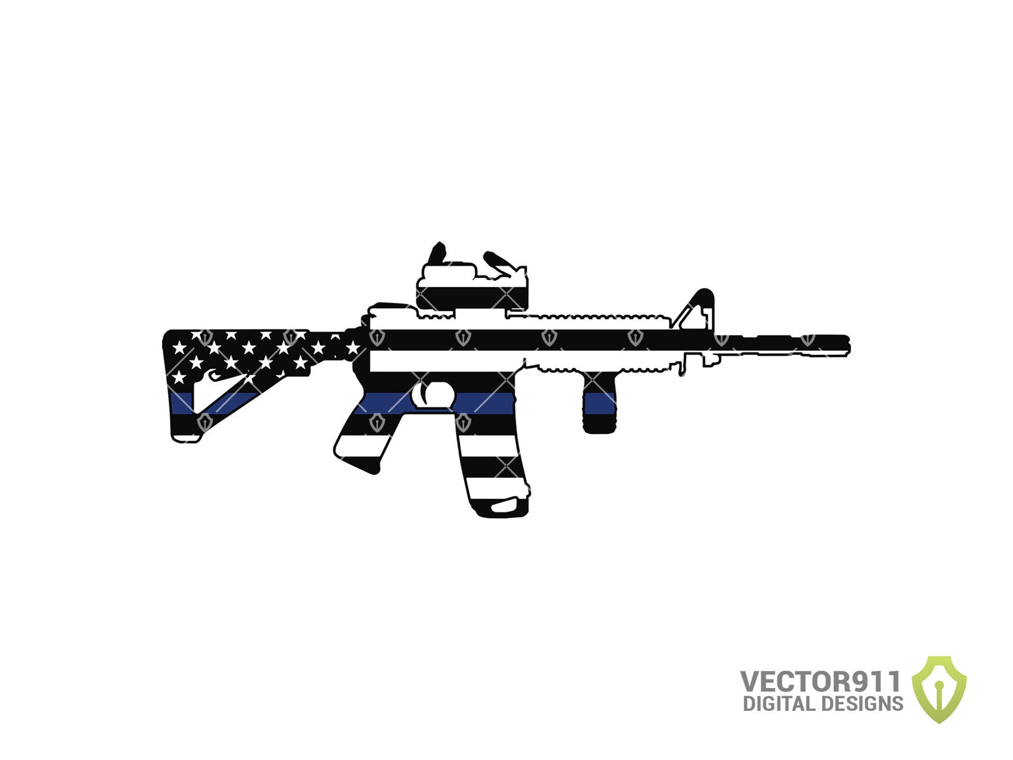 Rifle Tattoo Vector Images over 390