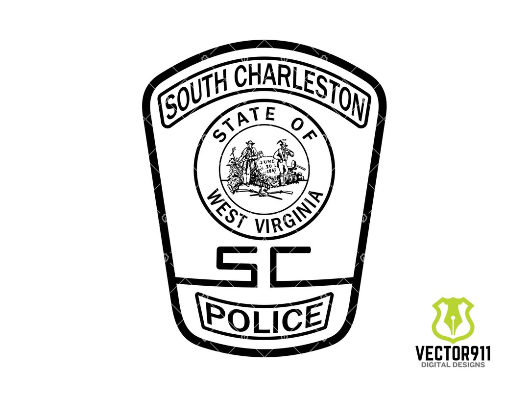South Charleston West Virginia Police Department Patch in Svg Etsy