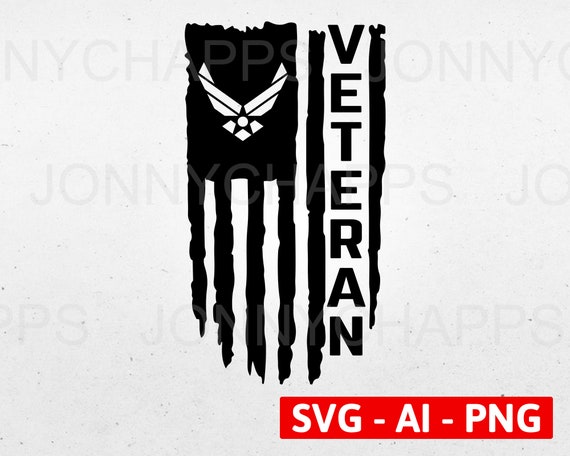 Download Us Air Force Usaf Airforce Veteran Distressed Usa American Etsy