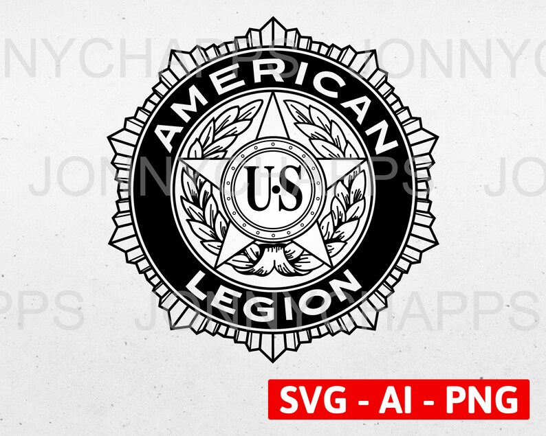 Download American Legion Digital Vector .ai .svg .png | Etsy