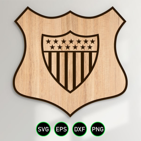 USCG ME Rating Pin SVG, Maritime Enforcement Specialist Badge vector clipart for woodworking, vinyl cutting and engraving