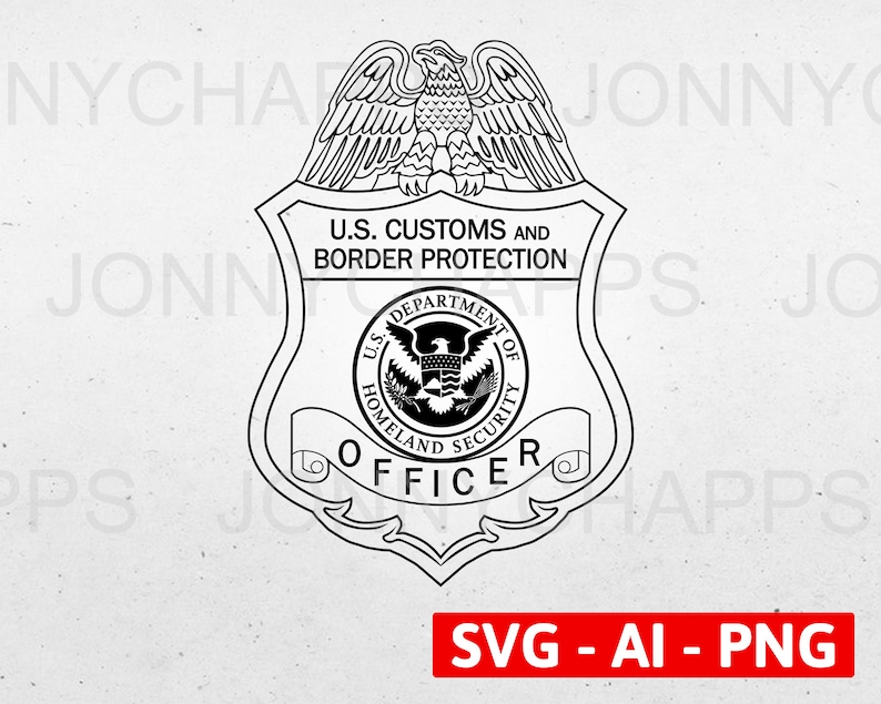 Download US Customs and Border Protection Badge CBP DHS Officer ...