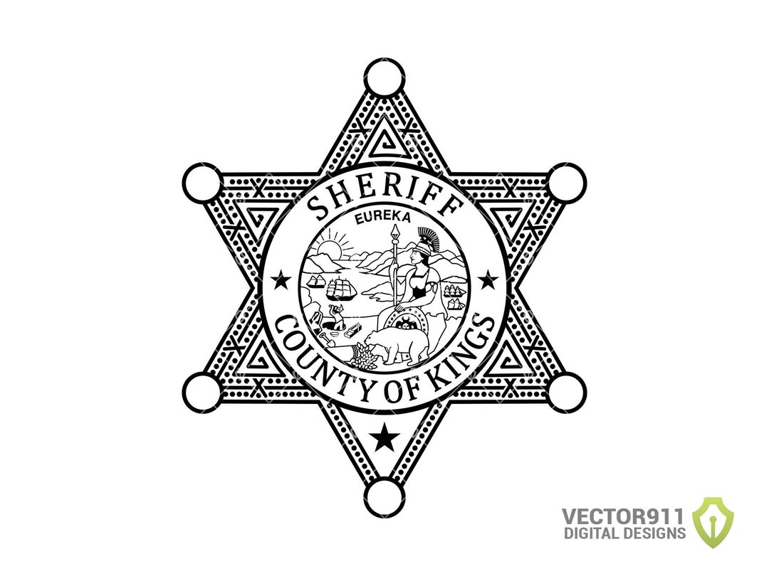 King County CA Sheriff's Department Badge, California Deputy Police
