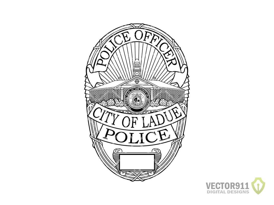 Ladue Missouri Police Department Badge MO Law Enforcement Etsy