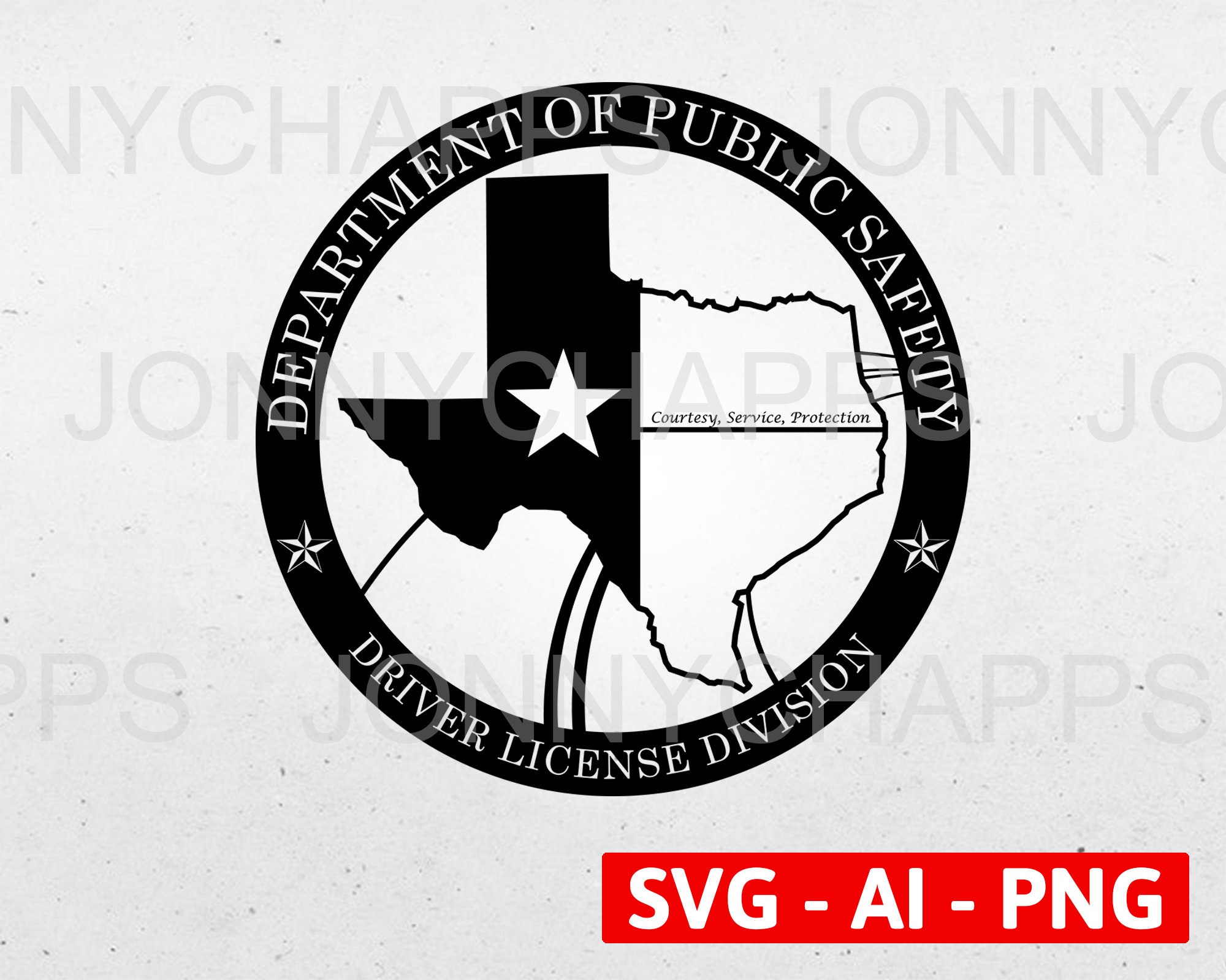 Texas Drivers License Clipart