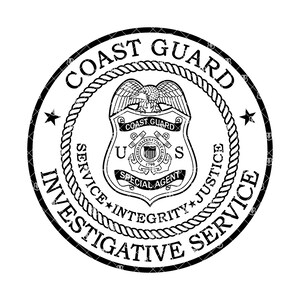 USCG CGIS Agent Seal, Coast Guard Investigative Service Badge Patch