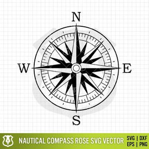 Nautical Compass Vector Art PNG Images