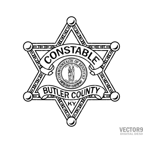 Kentucky Constable Badge Png Etsy