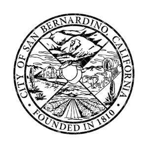 San Bernardino California Seal SVG, City Seal Design Vector Clipart for