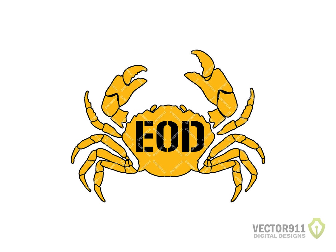EOD Explosive Ordnance Disposal Crab Insignia Logo Seal - Etsy