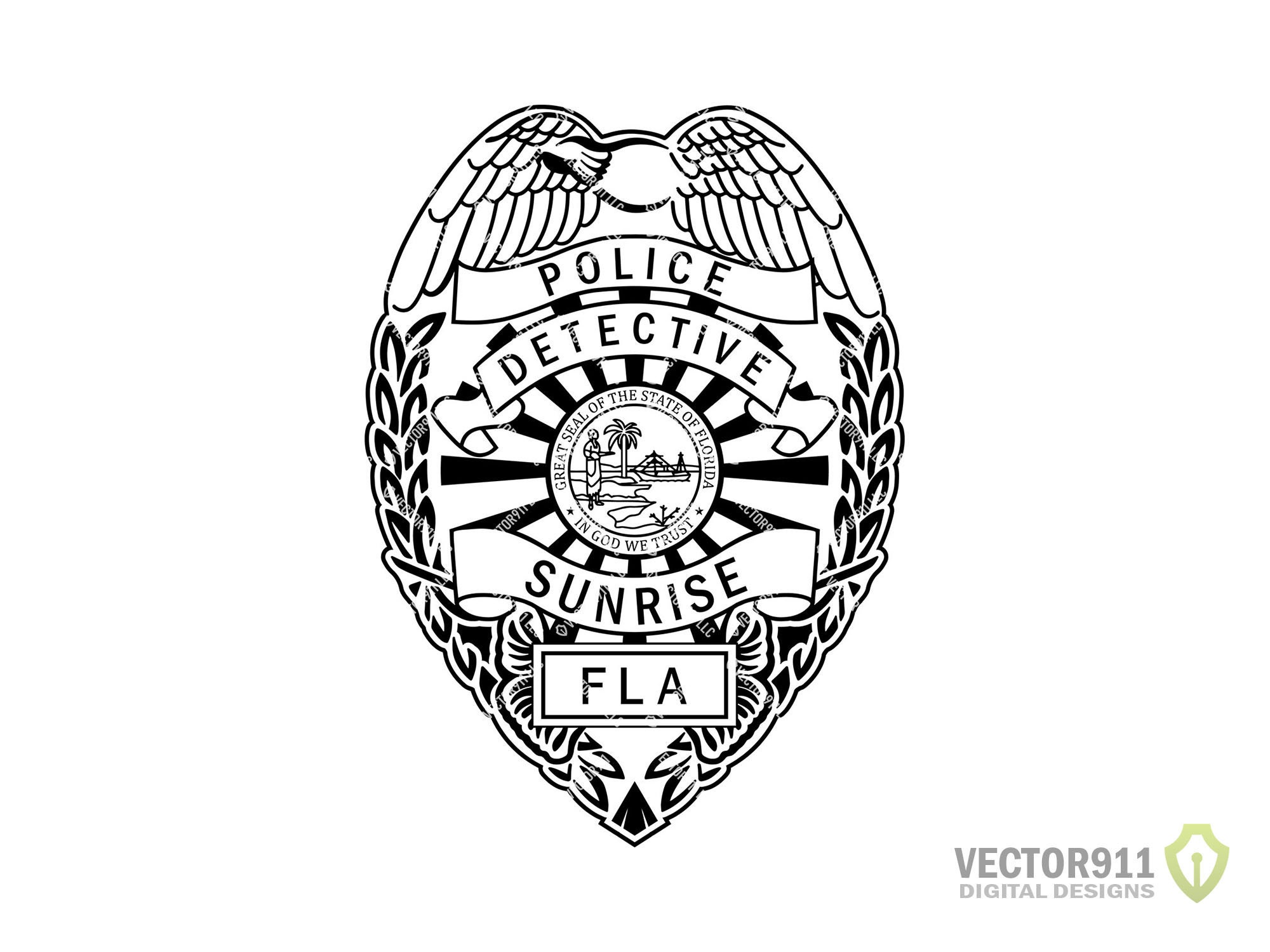 Detective Badge Clipart