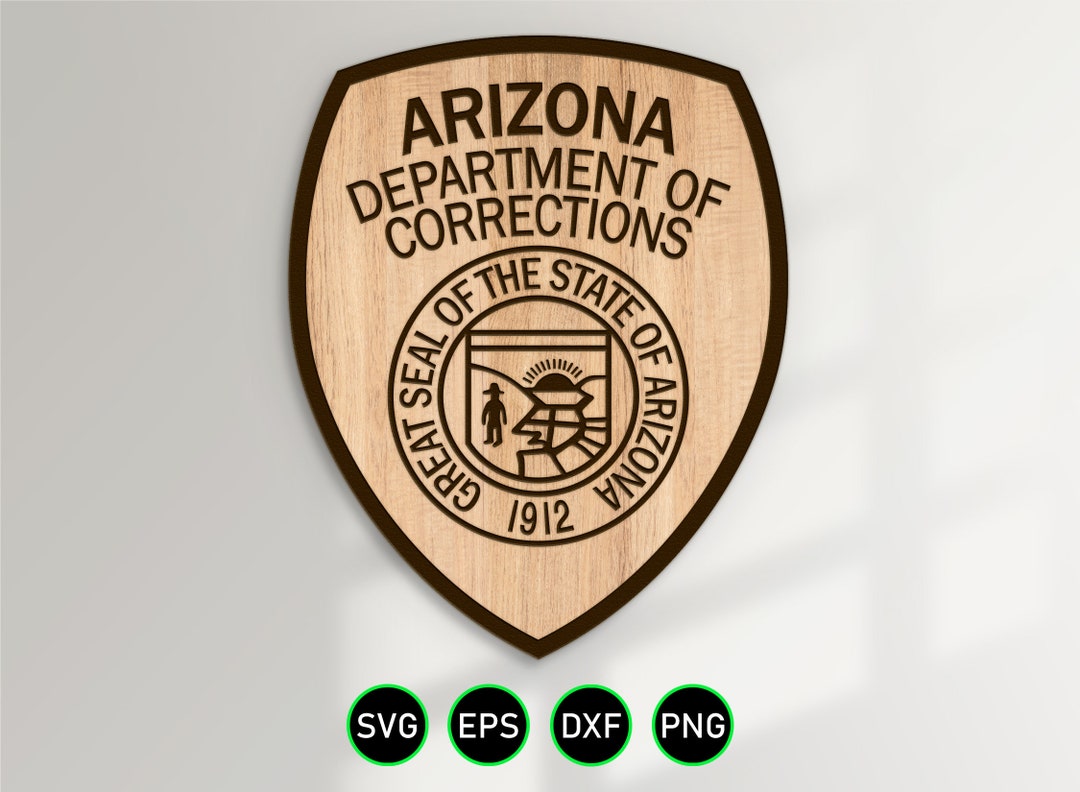 Arizona Corrections Patch SVG, AZ Department of Corrections Officer ...