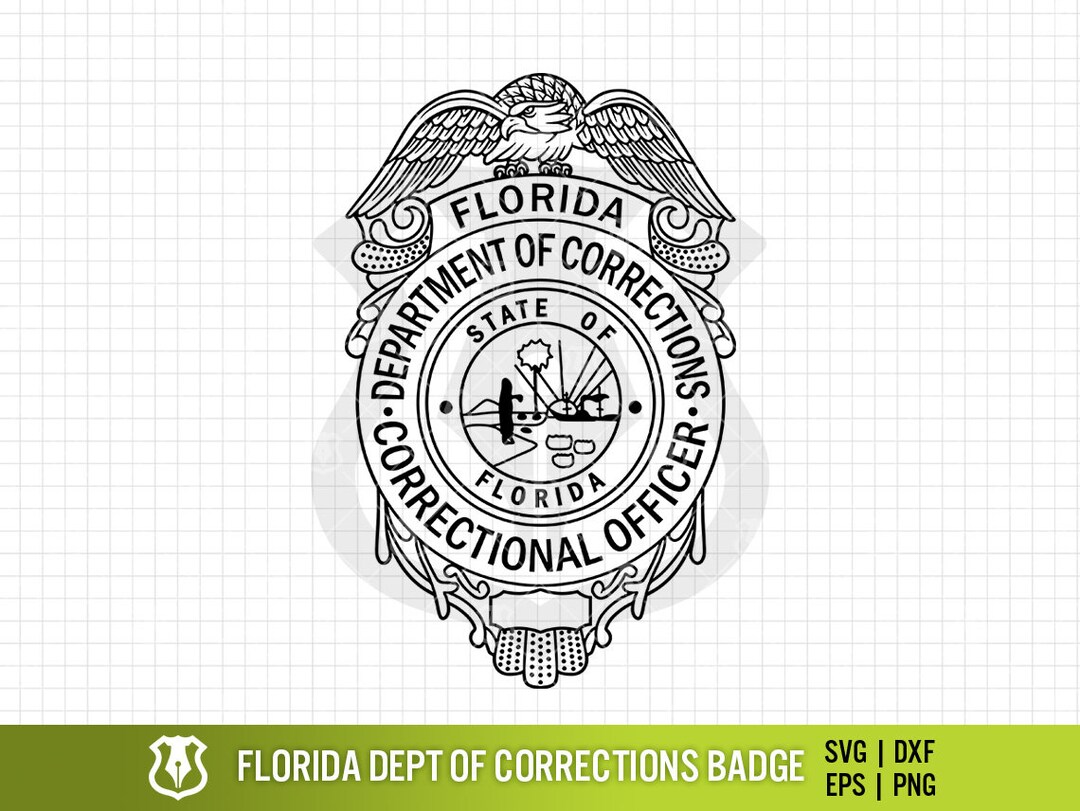 Florida Department Of Corrections Badge SVG Image FL Correctional Florida Department Of Corrections Badge SVG Image FL Correctional