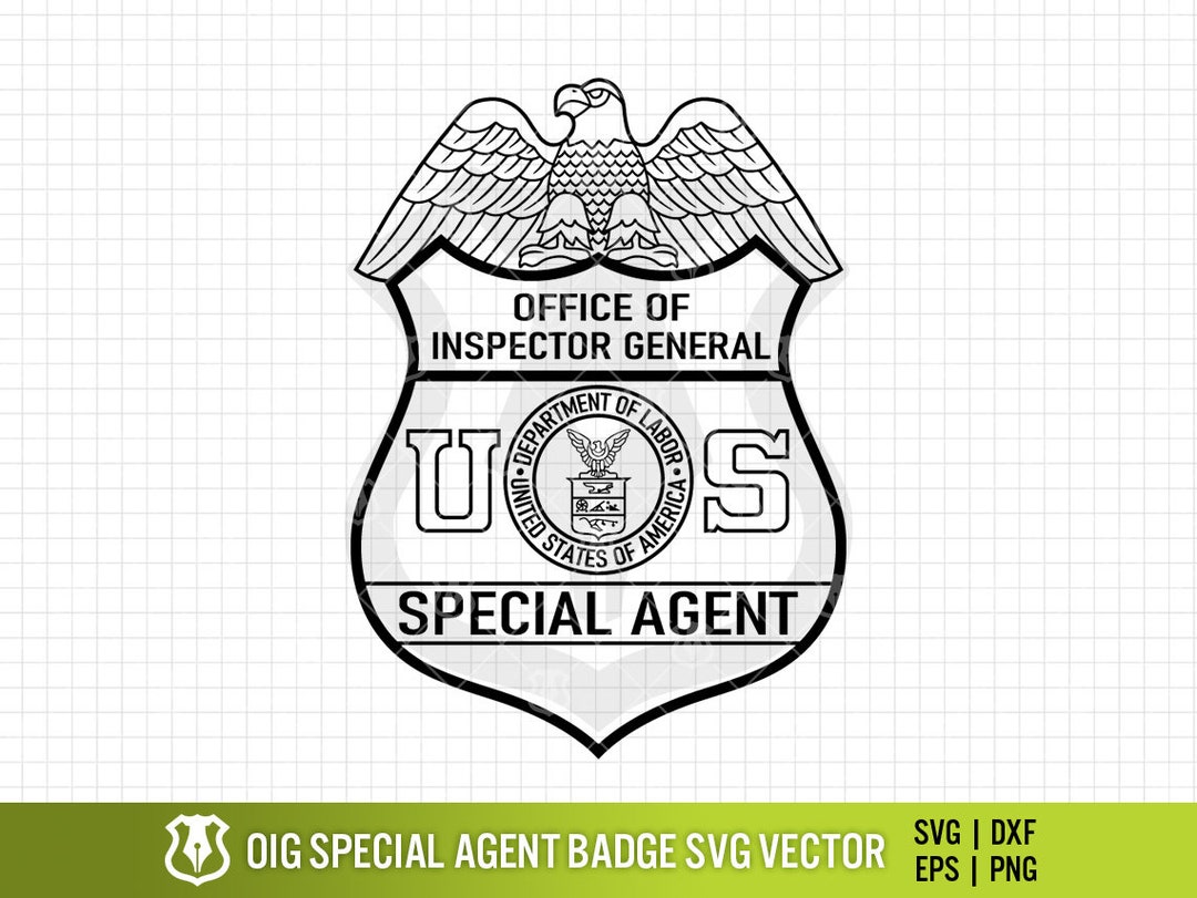 Office of inspector general badge svg vector oig department labor